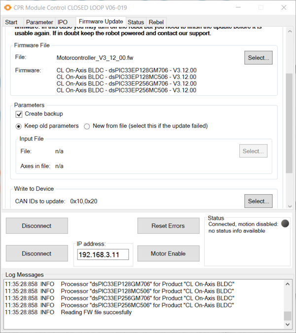 Axis Firmware Update - Wiki