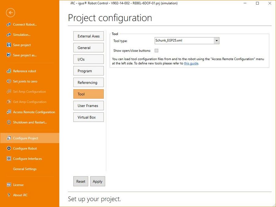 Tool Configuration - Wiki